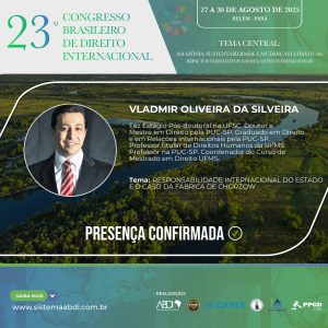 23º Congresso Brasileiro de Direito Internacional